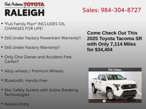 2025 Toyota Tacoma SR