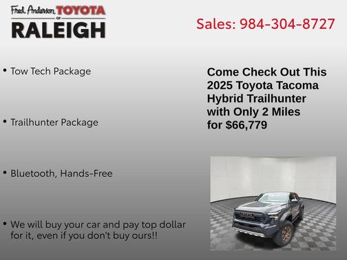 2025 Toyota Tacoma Hybrid Trailhunter