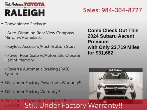 2024 Subaru Ascent Premium 7-Passenger