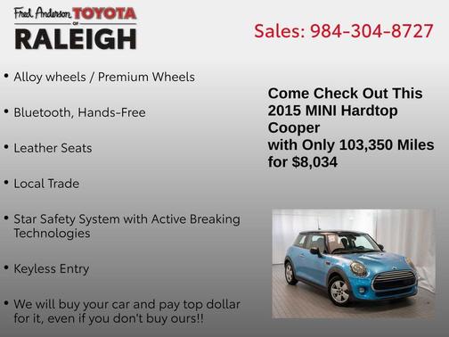 2015 MINI Hardtop Cooper