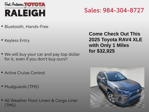 2025 Toyota RAV4 XLE