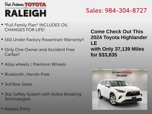 2024 Toyota Highlander LE