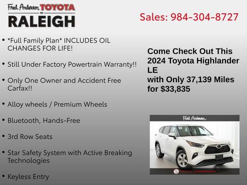 2024 Toyota Highlander LE