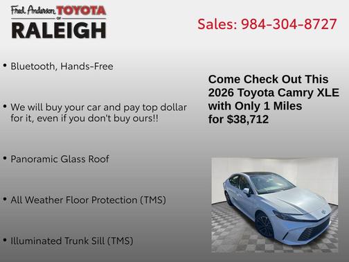2026 Toyota Camry XLE