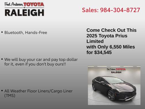 2025 Toyota Prius Limited