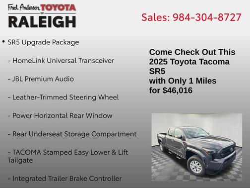 2025 Toyota Tacoma SR5