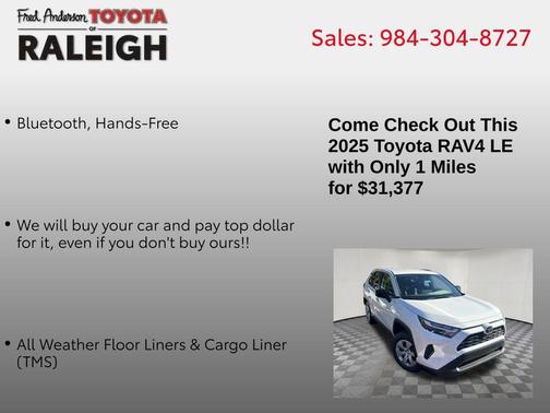 2025 Toyota RAV4 LE