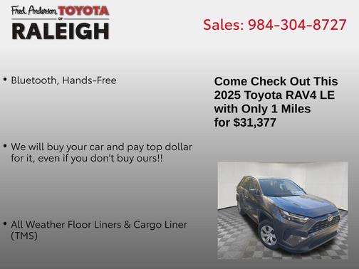 2025 Toyota RAV4 LE
