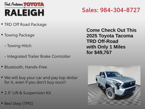 2025 Toyota Tacoma TRD Off Road