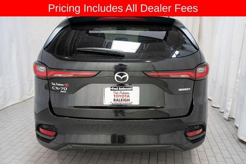 Jet Black Mica 2025 Mazda CX-70 3.3 Turbo Preferred Package