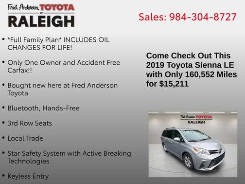 2019 Toyota Sienna LE