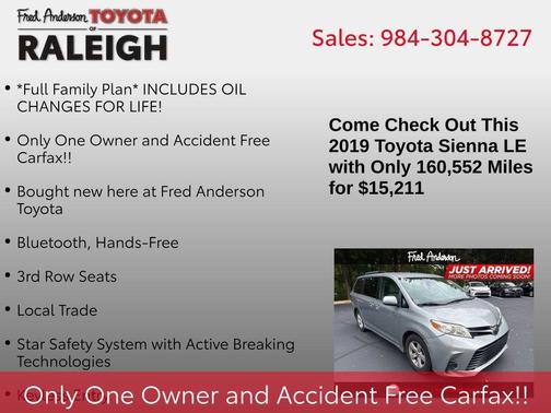 2019 Toyota Sienna LE