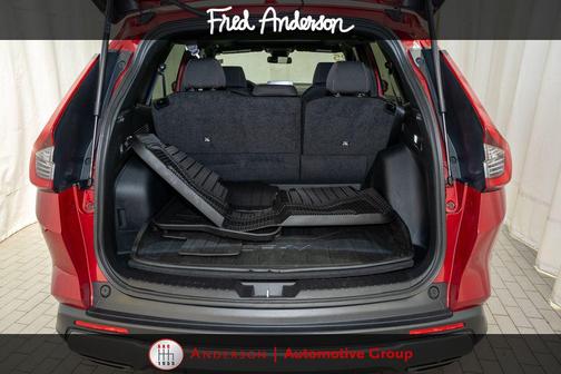 Radiant Red Metallic 2025 Honda CR-V Hybrid Sport AWD
