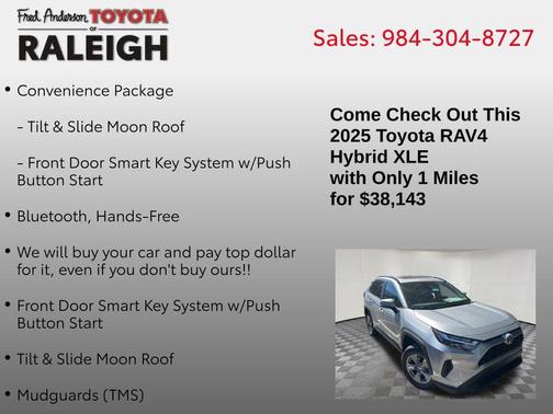2025 Toyota RAV4 Hybrid XLE