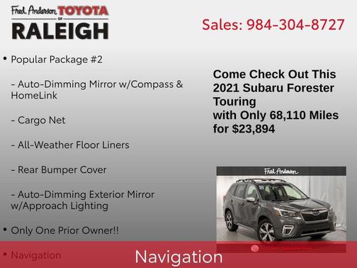 2021 Subaru Forester Touring