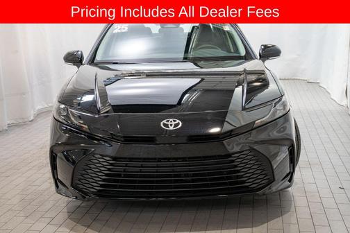 Midnight Black Metallic 2025 Toyota Camry LE
