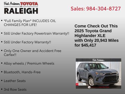 2025 Toyota Grand Highlander XLE