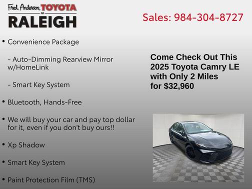 2025 Toyota Camry LE