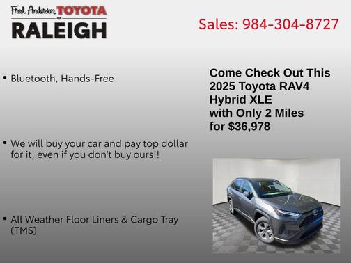 2025 Toyota RAV4 Hybrid XLE