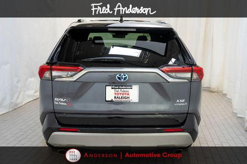 Magnetic Gray Metallic/Midnight Black Metallic 2024 Toyota RAV4 Hybrid SE