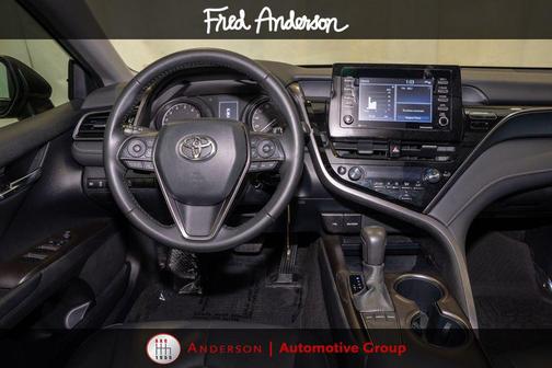 Midnight Black Metallic 2023 Toyota Camry SE