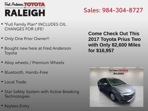 2017 Toyota Prius Two