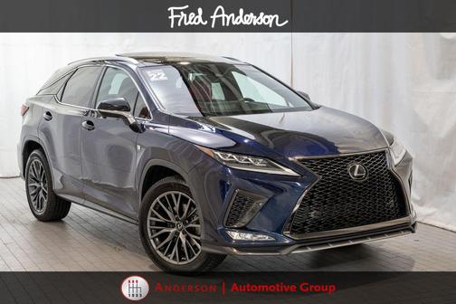 Nightfall Mica 2022 Lexus RX 350 F SPORT Handling