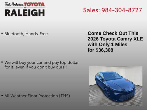 2026 Toyota Camry XLE