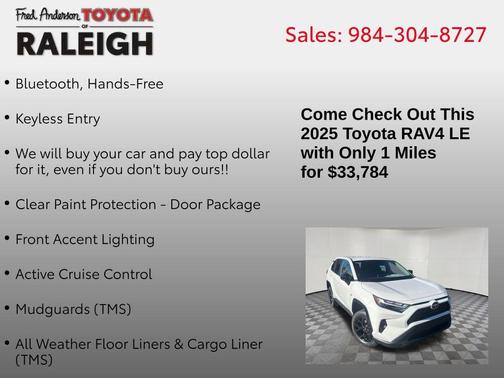 2025 Toyota RAV4 LE