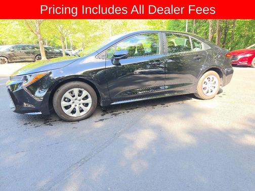 Midnight Black Metallic 2025 Toyota Corolla LE