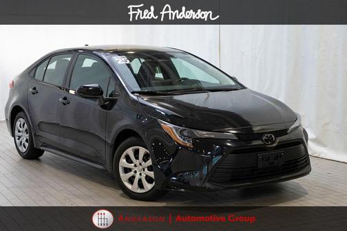 Midnight Black Metallic 2025 Toyota Corolla LE