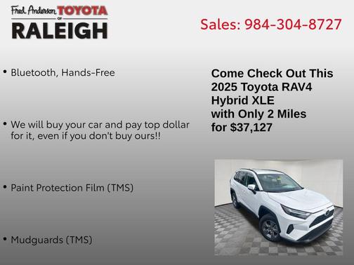 2025 Toyota RAV4 Hybrid XLE