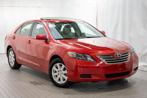 Barcelona Red Metallic 2009 Toyota Camry Hybrid SE