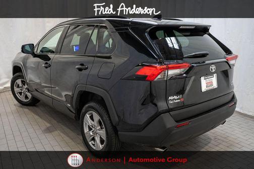 Midnight Black Metallic 2025 Toyota RAV4 Hybrid SE
