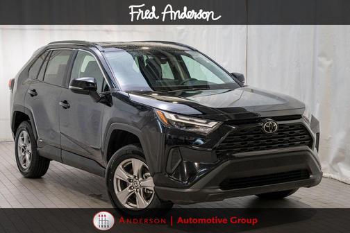 Midnight Black Metallic 2025 Toyota RAV4 Hybrid SE