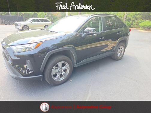 Midnight Black Metallic 2025 Toyota RAV4 Hybrid SE