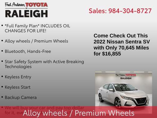 2022 Nissan Sentra SV