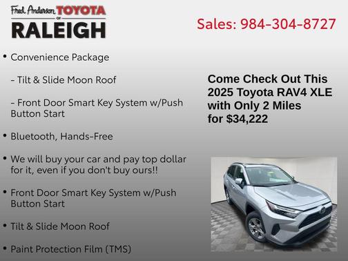 2025 Toyota RAV4 XLE