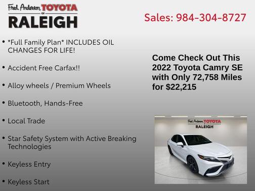 2022 Toyota Camry SE