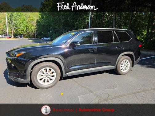 Midnight Black Metallic 2025 Toyota Grand Highlander XLE