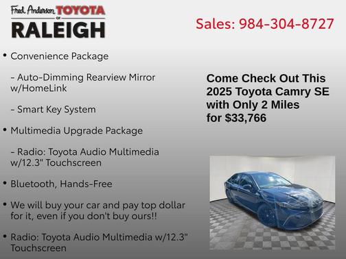 2025 Toyota Camry SE