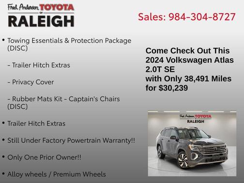 2024 Volkswagen Atlas 2.0T SE w/Technology 4MOTION