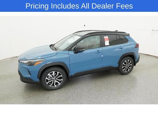 Cavalry Blue/Jet Black 2026 Toyota Corolla Hybrid SE
