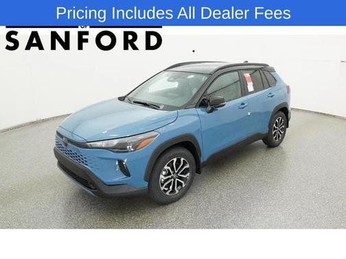 Cavalry Blue/Jet Black 2026 Toyota Corolla Hybrid SE