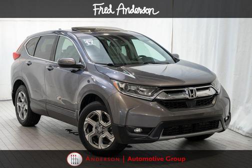 Lunar Silver Metallic 2017 Honda CR-V EX-L