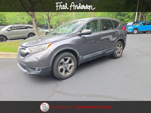 Lunar Silver Metallic 2017 Honda CR-V EX-L