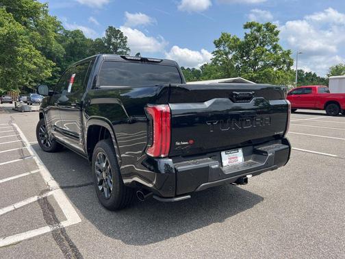 Midnight Black Metallic 2025 Toyota Tundra Hybrid Platinum