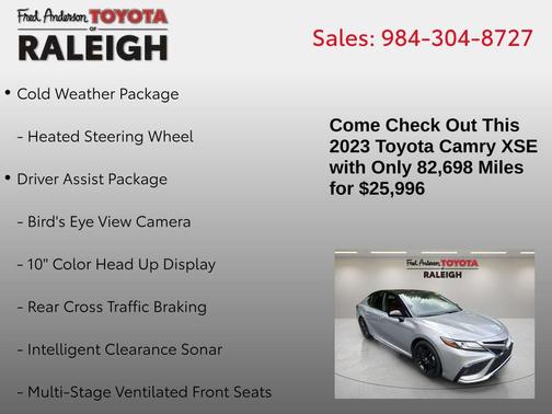 2023 Toyota Camry XSE