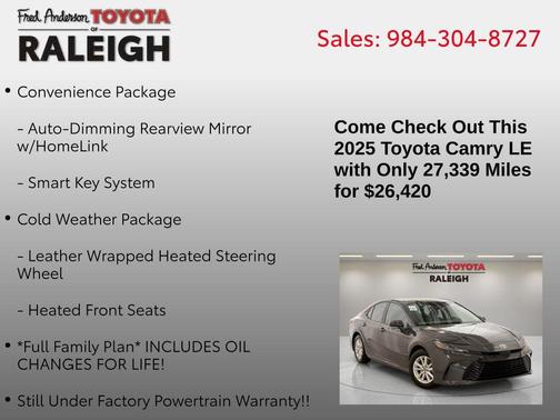 2025 Toyota Camry LE