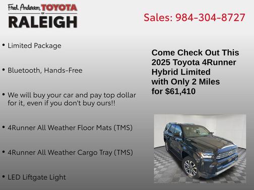2025 Toyota 4Runner Limited